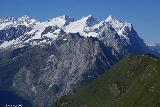 Schreckhorn, Dosenhorn, Mittelhorn, Wetterhorn
